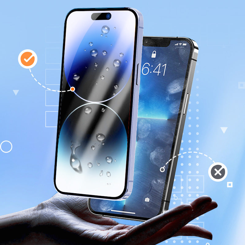 (L'iPhone 16 arrive !)🔥 Protège-écran Trempé Anti-Regard pour iPhone - Sans Bulles Ni Poussière