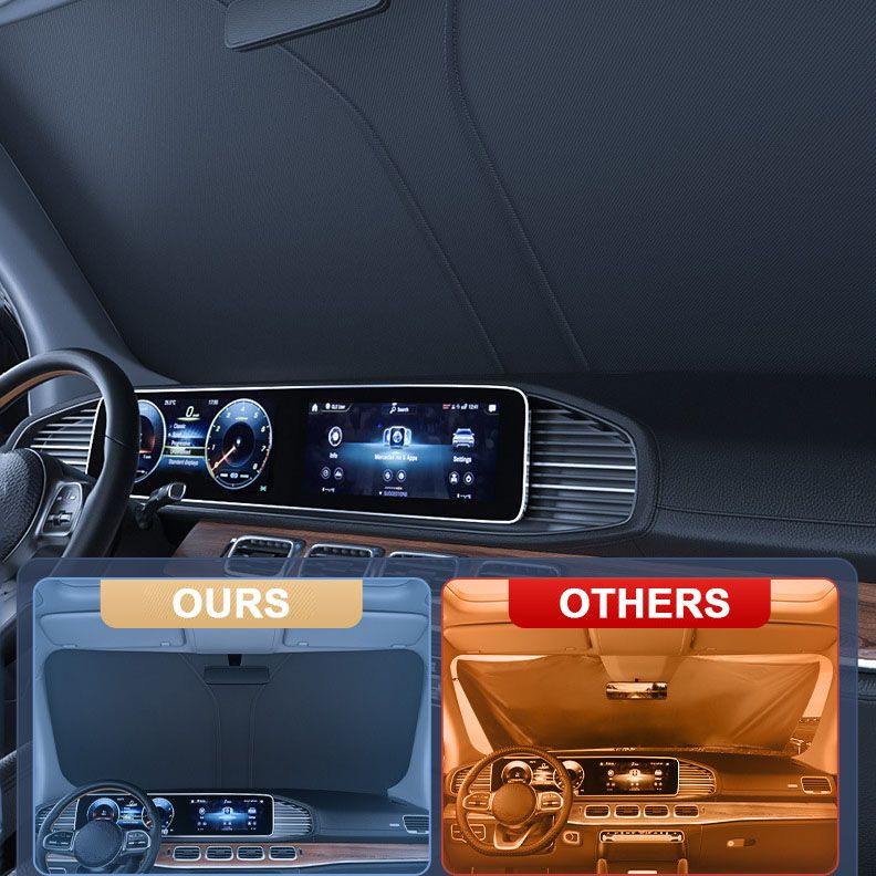 ☀️Pare-Soleil Pliant pour Pare-Brise de Voiture☀️ 🚗✨Filtre UV Avancé • Compact & Rapide à Installer✨