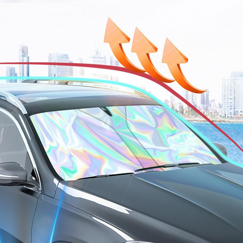 ☀️Pare-Soleil Pliant pour Pare-Brise de Voiture☀️ 🚗✨Filtre UV Avancé • Compact & Rapide à Installer✨