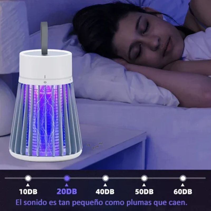 🏆Destructeur d'insectes portable pour l'intérieur et l'extérieur - Piège à mouches et à moustiques🦟⚡