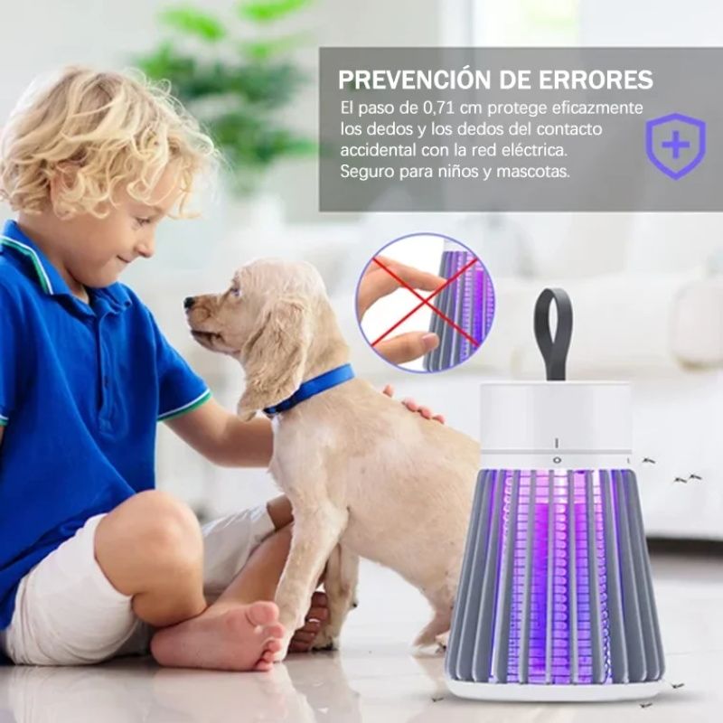 🏆Destructeur d'insectes portable pour l'intérieur et l'extérieur - Piège à mouches et à moustiques🦟⚡