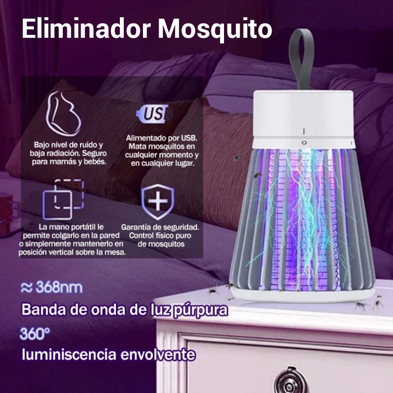 🏆Destructeur d'insectes portable pour l'intérieur et l'extérieur - Piège à mouches et à moustiques🦟⚡