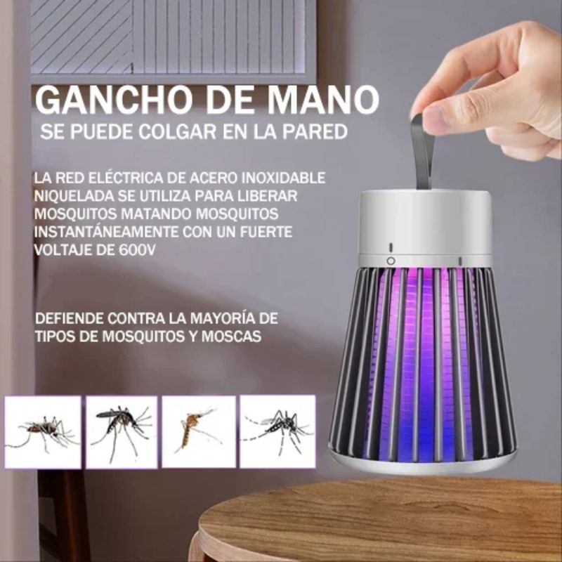 🏆Destructeur d'insectes portable pour l'intérieur et l'extérieur - Piège à mouches et à moustiques🦟⚡