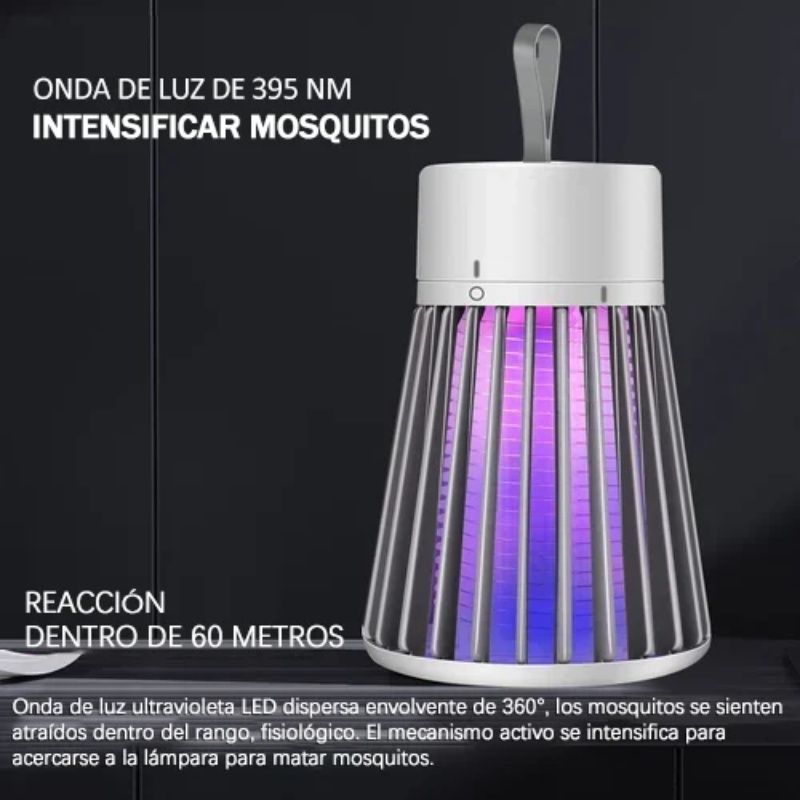 🏆Destructeur d'insectes portable pour l'intérieur et l'extérieur - Piège à mouches et à moustiques🦟⚡