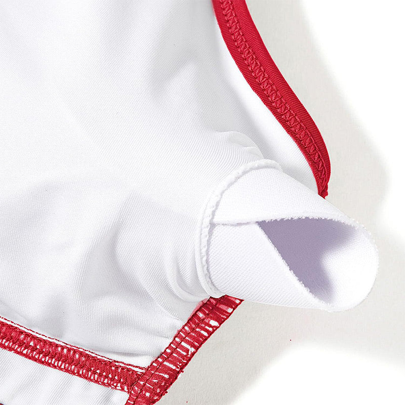 💥 49 % de réduction👙 Maillot de bain une pièce froncé en maille contrastée pour femme🏝️