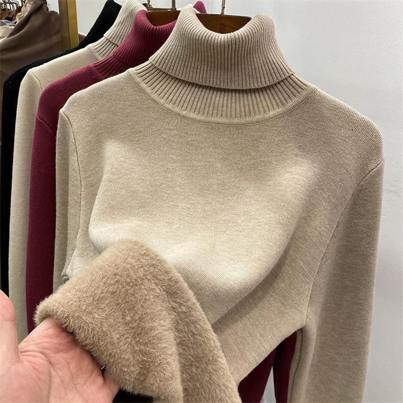 Chandail chaud à col roulé - à la mode et polyvalent (Livraison gratuite)
