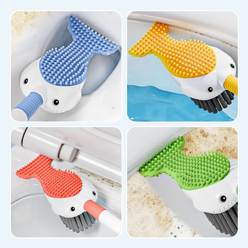 Ensemble de brosses de nettoyage murales Ă ventouse pour toilettesđđż