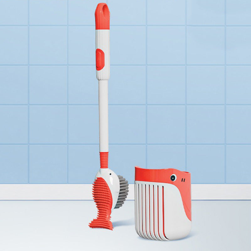 Ensemble de brosses de nettoyage murales Ă ventouse pour toilettesđđż