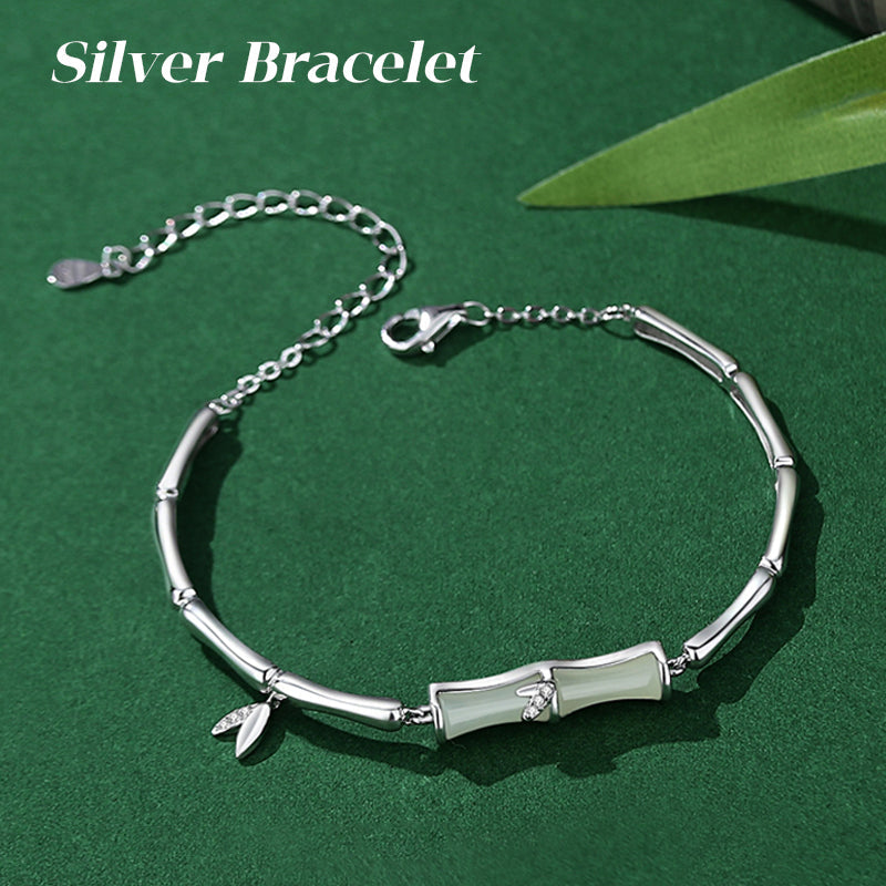 ✨ Bracelet en bambou pour femme avec chaîne élégant ✨