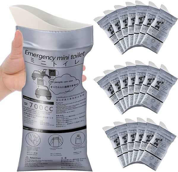 🥳 SOLDES 2026 – 50 % DE RÉDUCTION ! Plus de 50 000 exemplaires vendus ! 🌿 Sac portable 700 ml : étanche, anti-déversement, neutralise les odeurs. Idéal pour voyages, camping, urgences. Hygiénique et discret. 🚐 Fini le stress en déplacement !