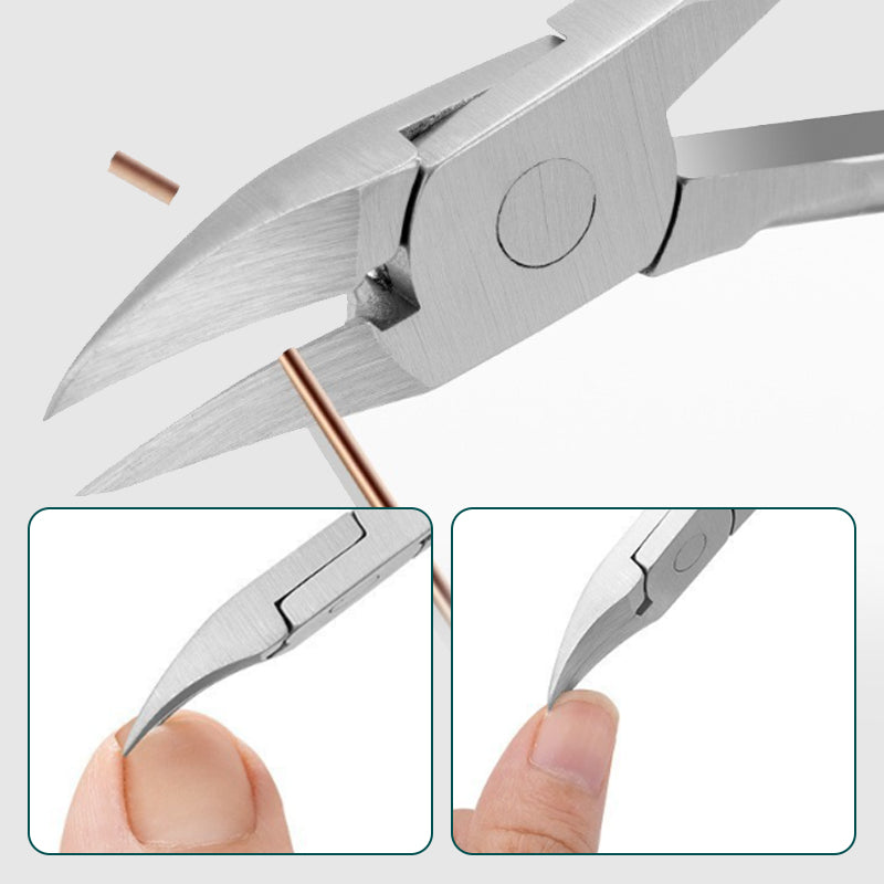 Coupe-ongles professionnel à ressort angulaire✂️💅
