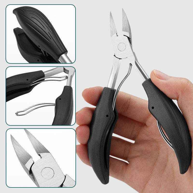 Coupe-ongles professionnel à ressort angulaire✂️💅