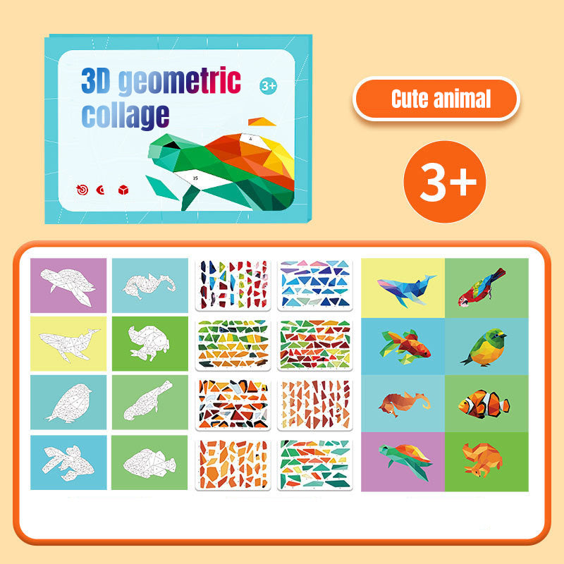 Set de livres d'autocollants puzzle pour enfants