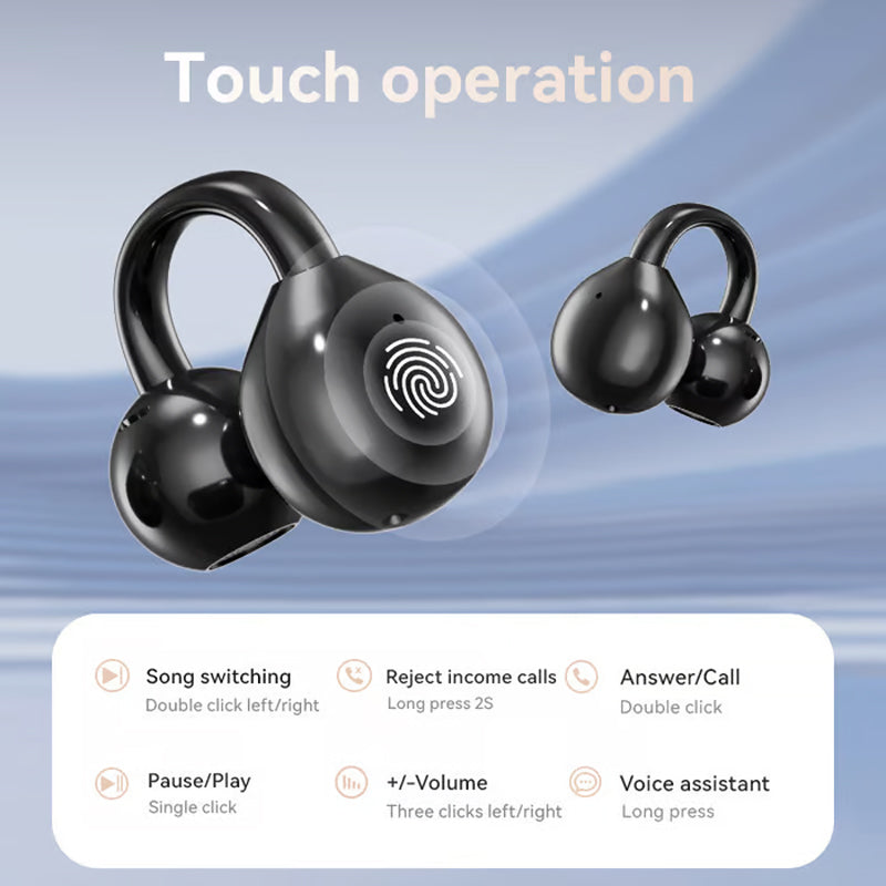 🎧🔥 Vente chaude 2025 🔥 Écouteurs clip Bluetooth - musique gratuite sans fil avec style et commodité