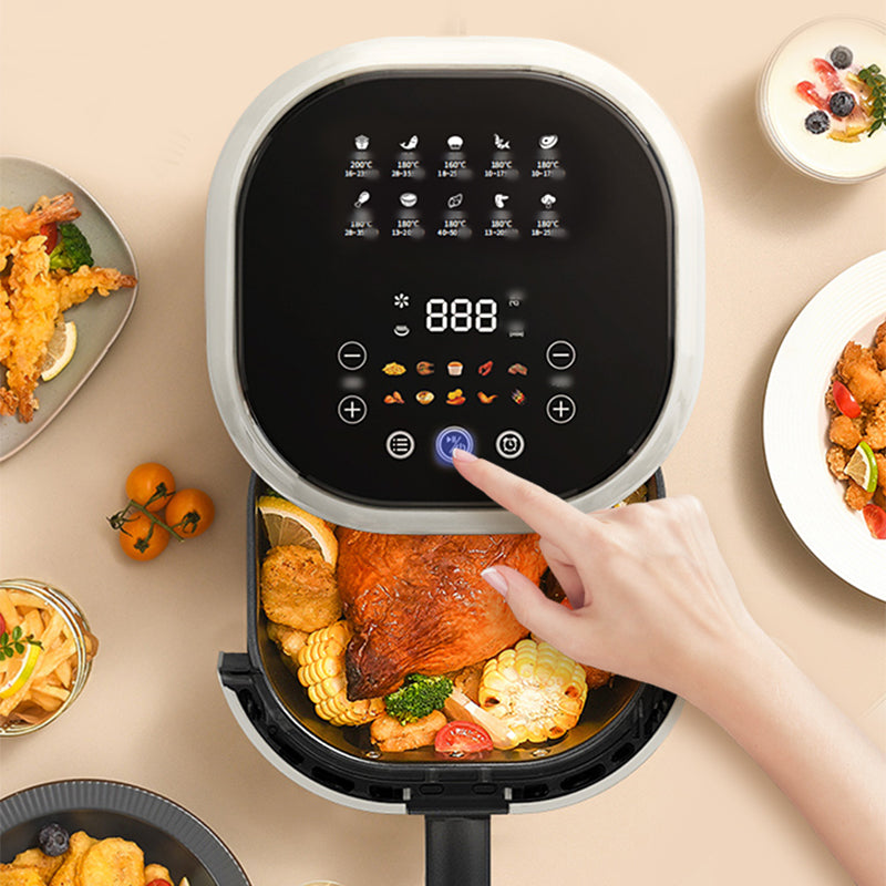 💥50% de réduction pour une durée limitée 💥Airfryer Numérique Intelligente avec Fenêtre Transparente