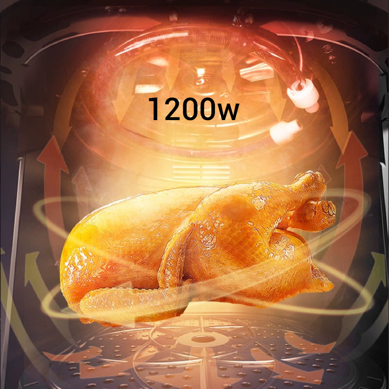 💥50% de réduction pour une durée limitée 💥Airfryer Numérique Intelligente avec Fenêtre Transparente