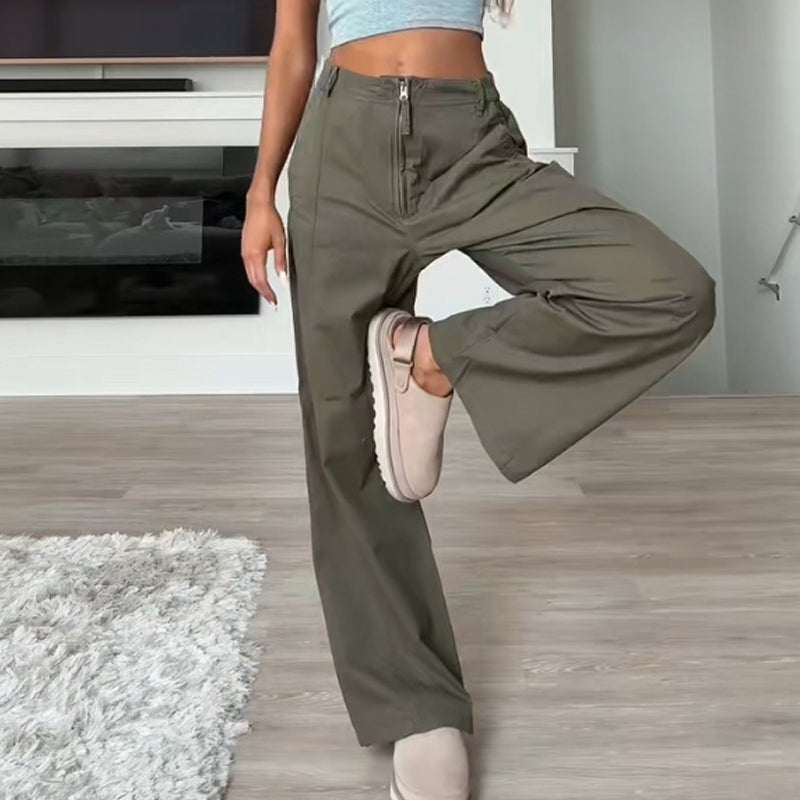 💥 Jean ample taille haute et poches