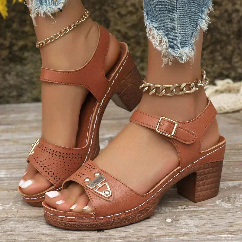 đ„Printemps/Ă©tĂ© - 50% de rĂ©ductionđ Sandales Ă talons hauts pour femmes
