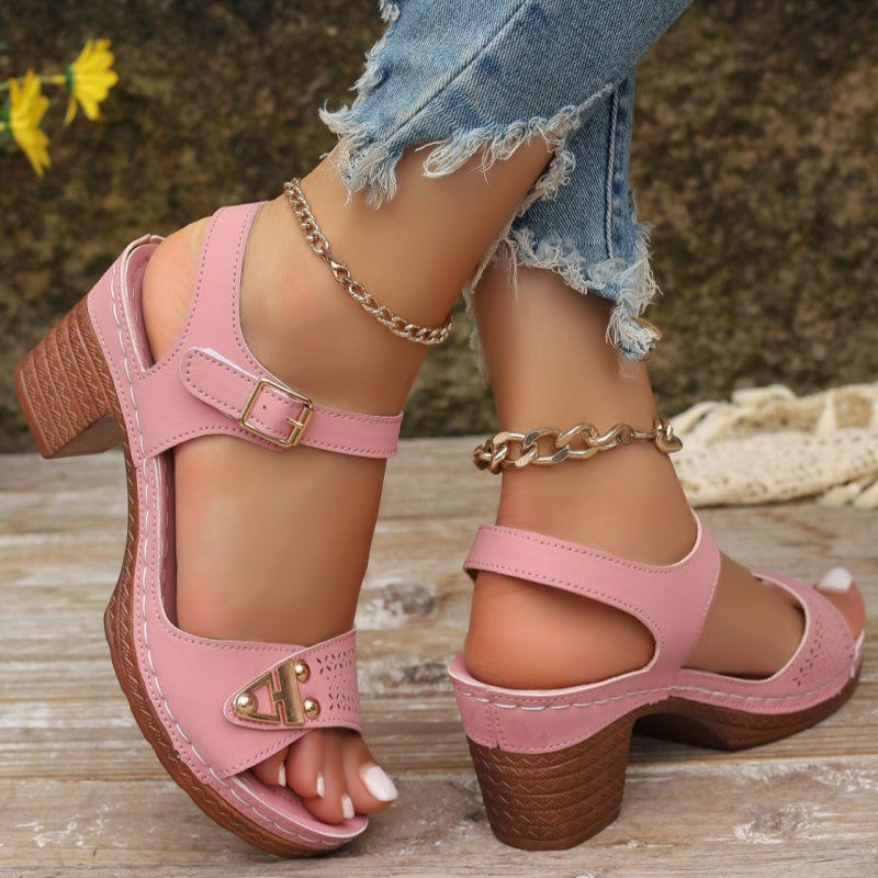 đ„Printemps/Ă©tĂ© - 50% de rĂ©ductionđ Sandales Ă talons hauts pour femmes