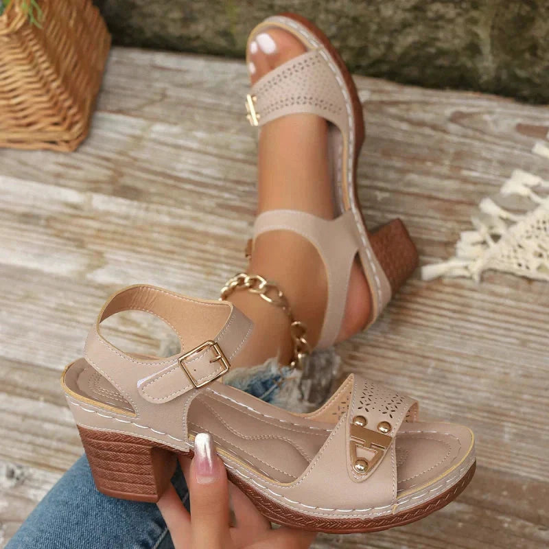 đ„Printemps/Ă©tĂ© - 50% de rĂ©ductionđ Sandales Ă talons hauts pour femmes