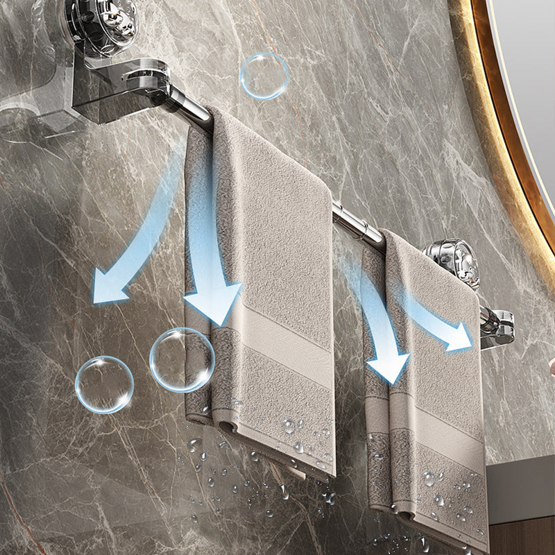đâš Light Luxury No-Punch - Barre porte-serviettes rĂ©tractable Ă ventouse