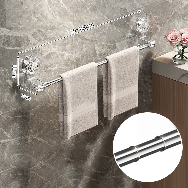 đâš Light Luxury No-Punch - Barre porte-serviettes rĂ©tractable Ă ventouse