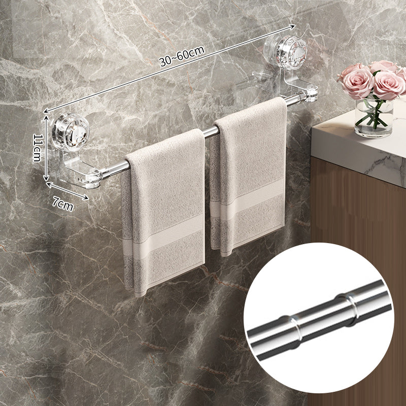 đâš Light Luxury No-Punch - Barre porte-serviettes rĂ©tractable Ă ventouse