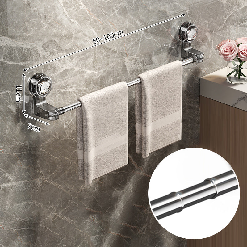 đâš Light Luxury No-Punch - Barre porte-serviettes rĂ©tractable Ă ventouse