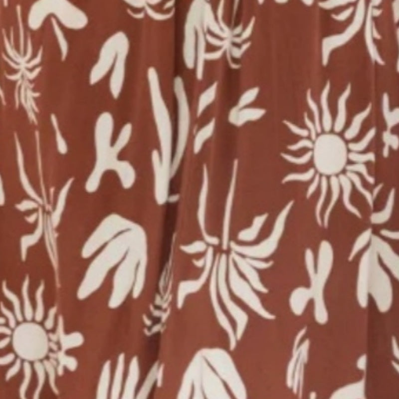 Charmantes robes amples à imprimé audacieux pour femmes