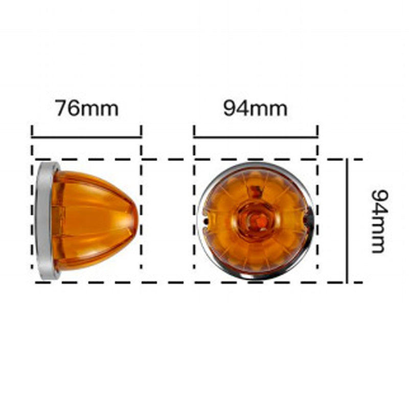 💖2025 Hot Sale💖⏳50%~70% OFF for a limited time 💥🚛LED Watermelon Indicator Lights, Side Marker Signal Lights for all trucks and trailers.