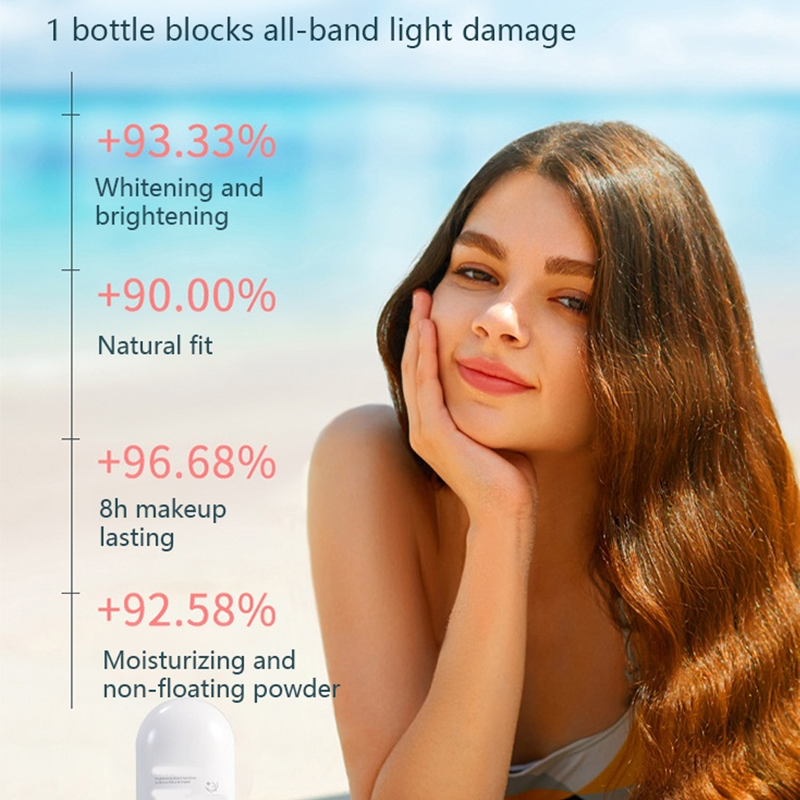 🌞 Base Maquillage Multi-Fonctions - Éclat & Blancheur ☀️ SPF Lumineux 💖