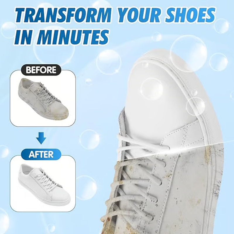 🏆Nettoyeur universel portatif à mousse sans rinçage pour chaussures🌿✨