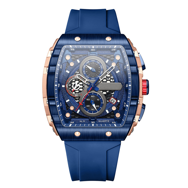 LIVRAISON GRATUITE🎊Style cyberpunk et futuriste⌚Montre à quartz multifonctionnelle pour hommes