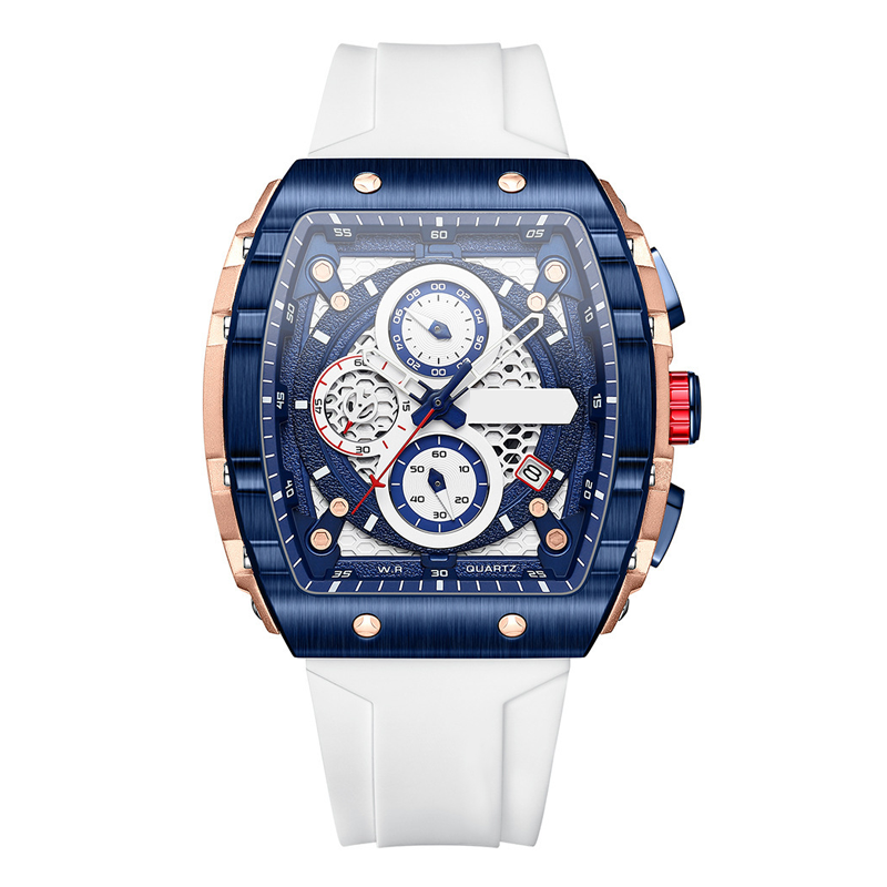 LIVRAISON GRATUITE🎊Style cyberpunk et futuriste⌚Montre à quartz multifonctionnelle pour hommes
