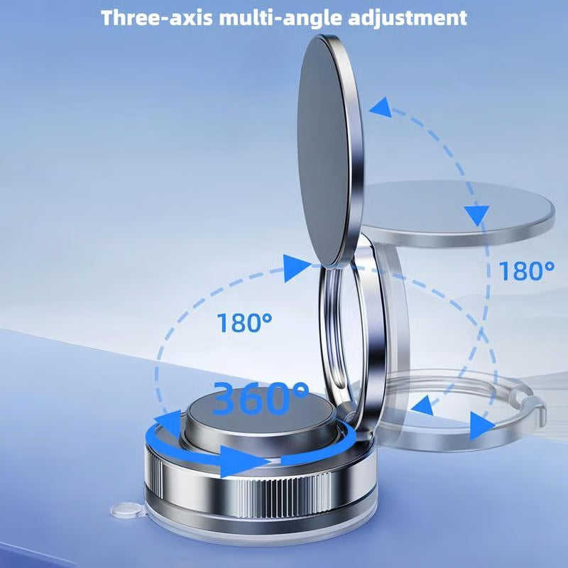 🔥Acheter plus, économiser plus🔄Porte-téléphone magnétique à vide réglable sur 360°📱🚗