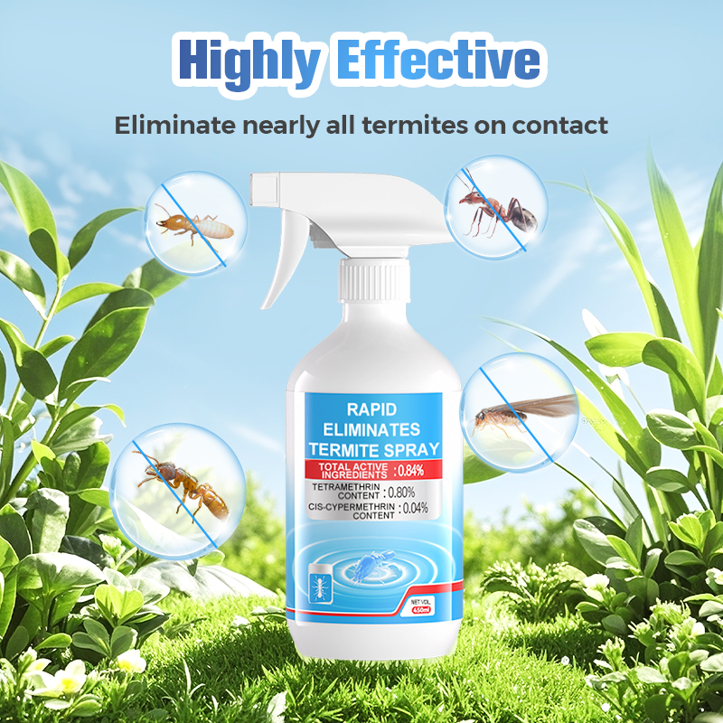 Rapid Eliminates Termite Spray avec seringue de distribution pour une utilisation dans toute la maison