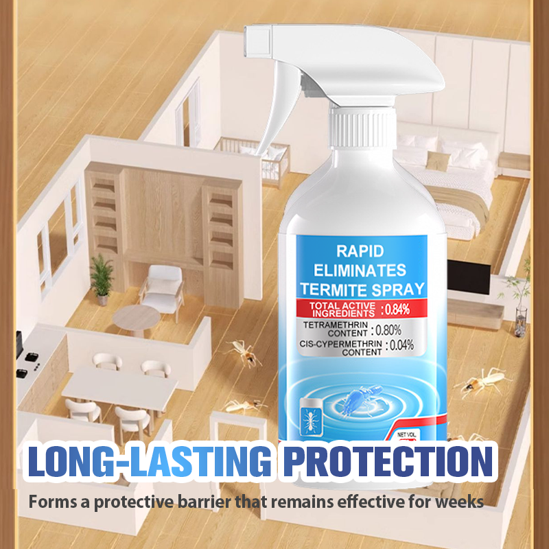 Rapid Eliminates Termite Spray avec seringue de distribution pour une utilisation dans toute la maison
