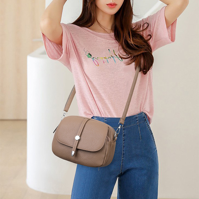🔥🔥🔥Sac léger à bandoulière de couleur unie pour femmes🎁✨