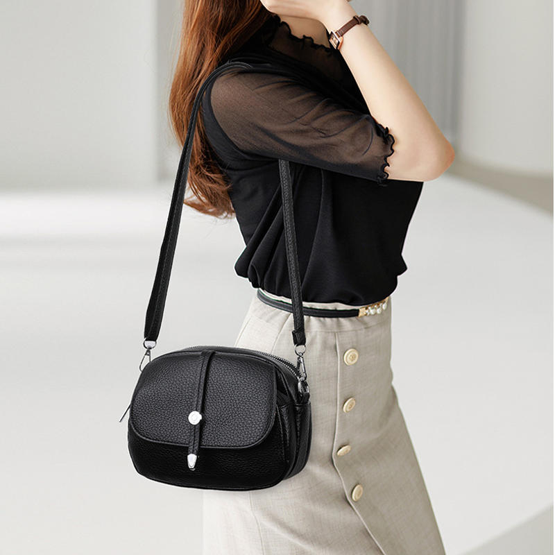 🔥🔥🔥Sac léger à bandoulière de couleur unie pour femmes🎁✨