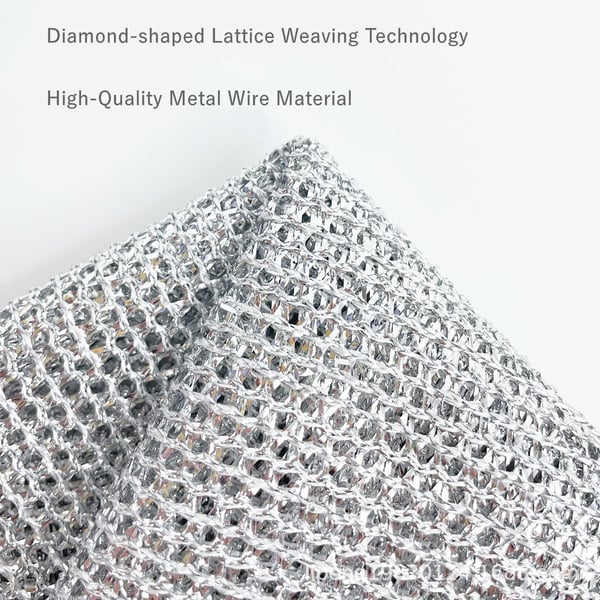 ✨Chiffons Vaisselle en Fil Métallique Multi-Usages et Anti-Rayures