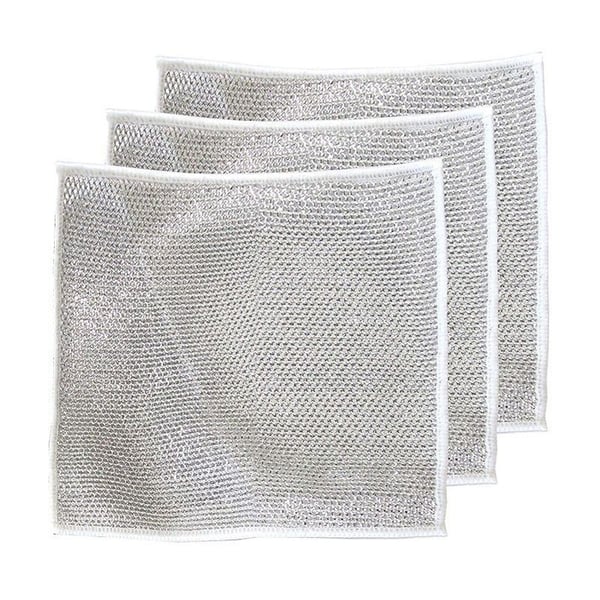 ✨Chiffons Vaisselle en Fil Métallique Multi-Usages et Anti-Rayures