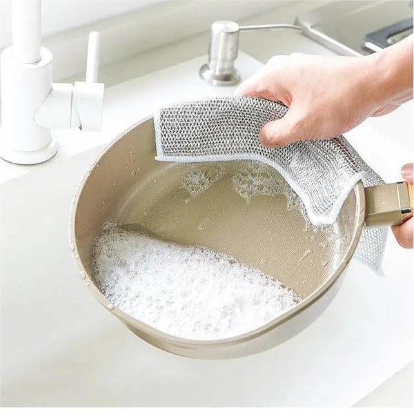 ✨Chiffons Vaisselle en Fil Métallique Multi-Usages et Anti-Rayures