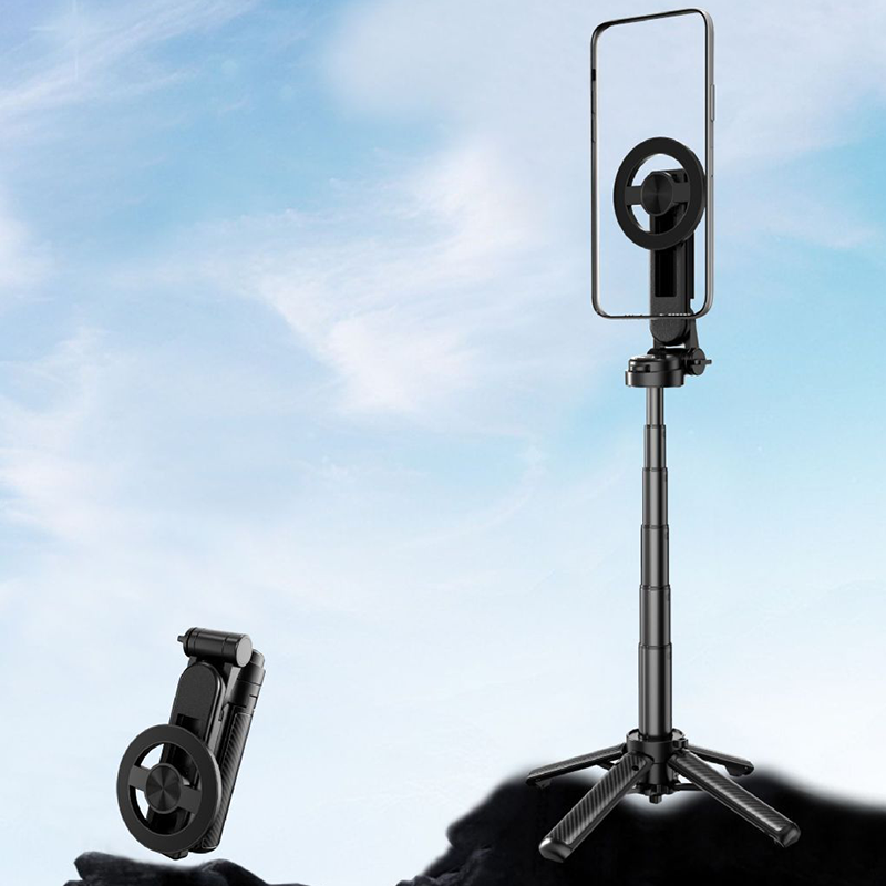 ✨✨Perche à Selfie Magnétique Multifonction 4-en-1 avec Rotation à 360°