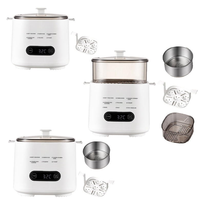 Ensemble Mini Cuiseur à Œufs Multifonction avec Panneau Tactile Intelligent