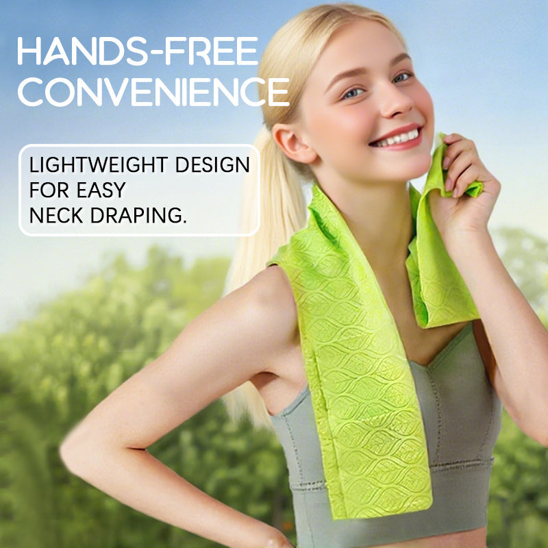 Serviette rafraîchissante polyvalente pour activités de plein air