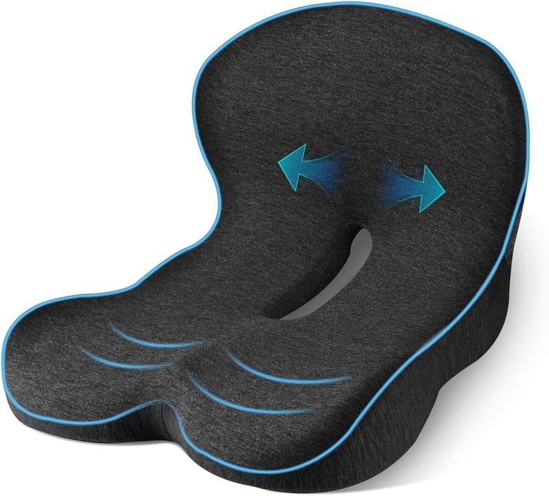 Coussin de siège en mousse à mémoire de forme antidérapant🔥