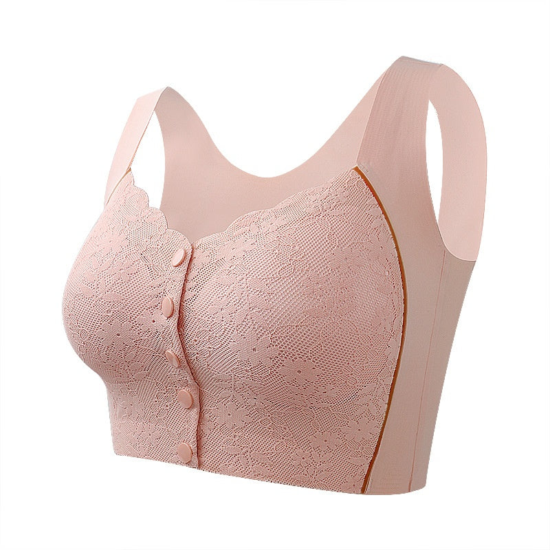 Soutien-gorge confortable sans armatures à fermeture frontale pour femme✨🌿