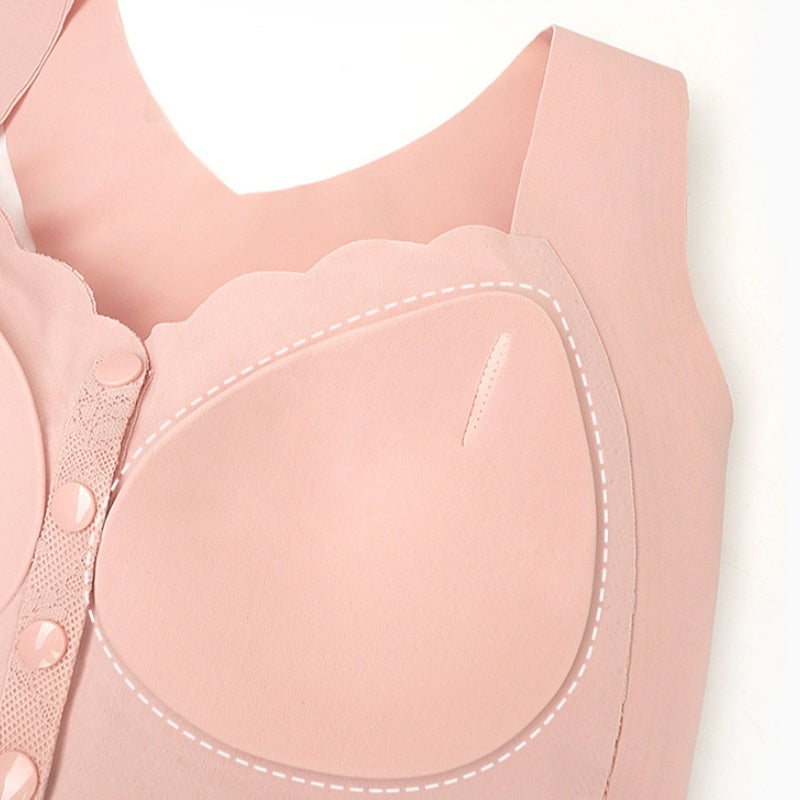 Soutien-gorge confortable sans armatures à fermeture frontale pour femme✨🌿