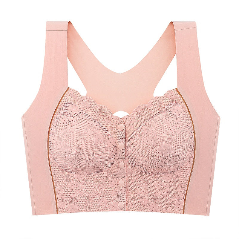 Soutien-gorge confortable sans armatures à fermeture frontale pour femme✨🌿