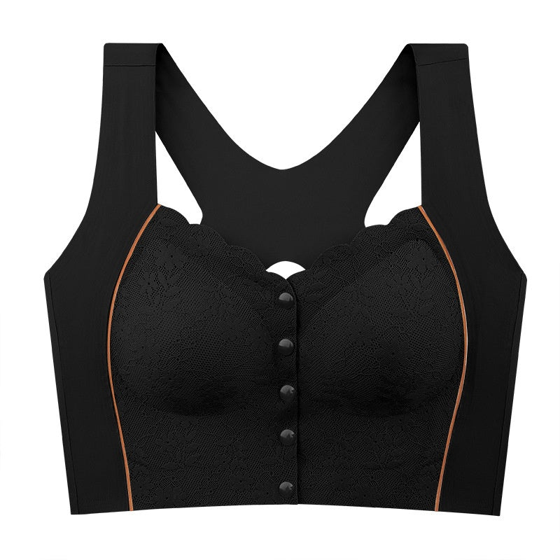 Soutien-gorge confortable sans armatures à fermeture frontale pour femme✨🌿